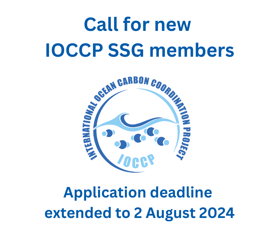 Call for two new members of the IOCCP Scientific Steering Group